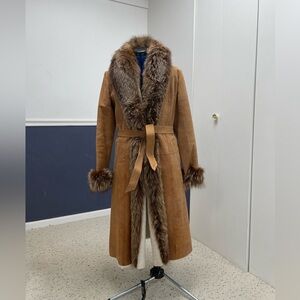 Shearling lamb coat size 10